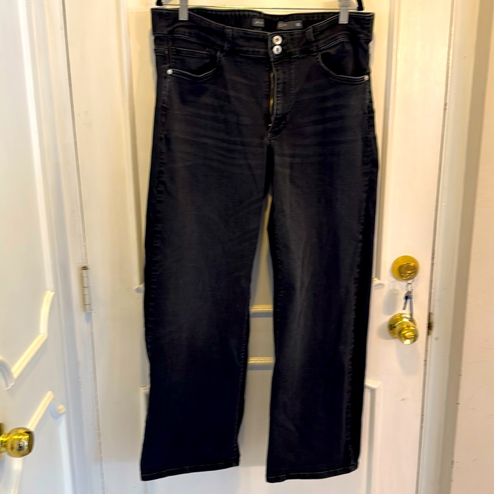 J. Jill black denim high rise jeans